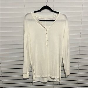 Abercrombie Soft AF Cozy Henley Tee